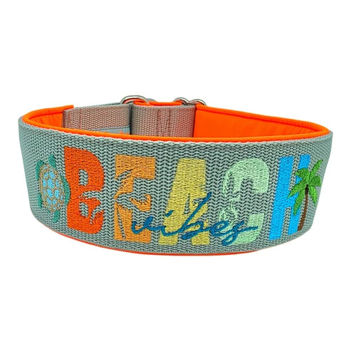 Sale Beach Gurthalsband gepolstert, Zugstopp, 5cm, Halsumfang ca. 42cm bis 47cm / Kopfumfang max. 50cm