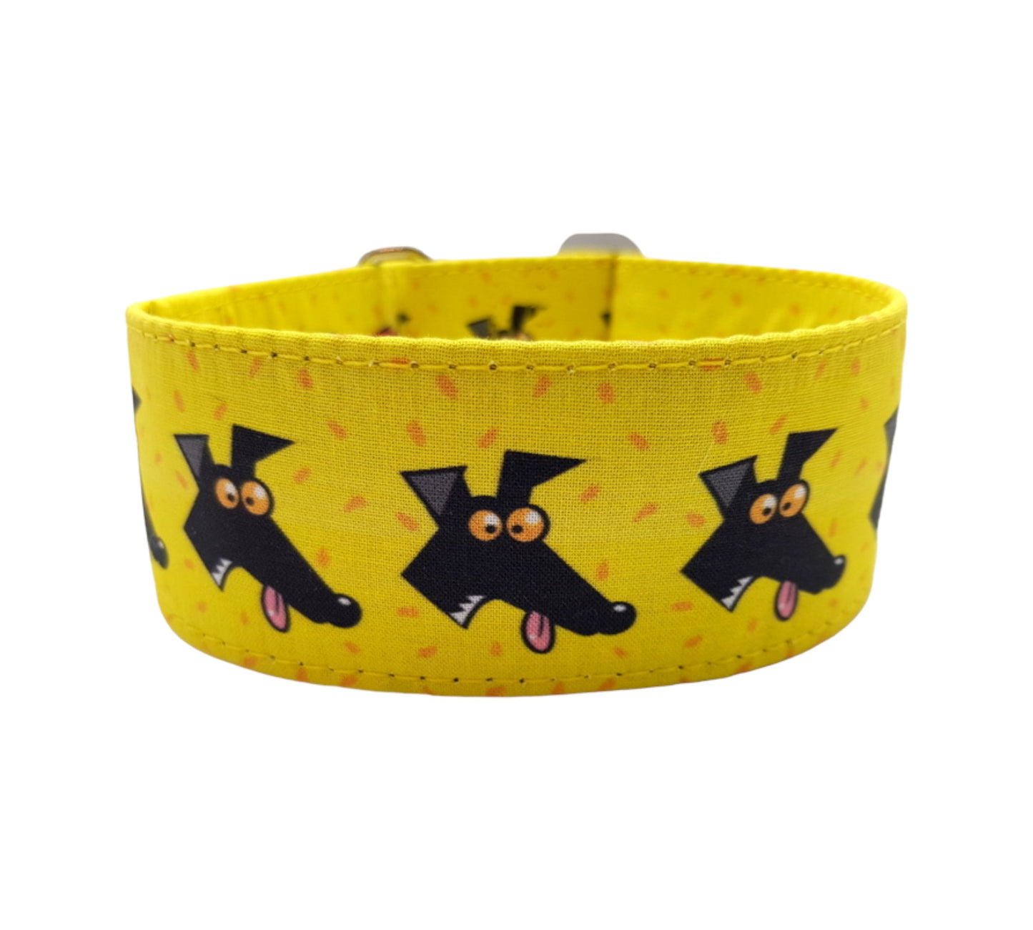 Greyhound head yellow