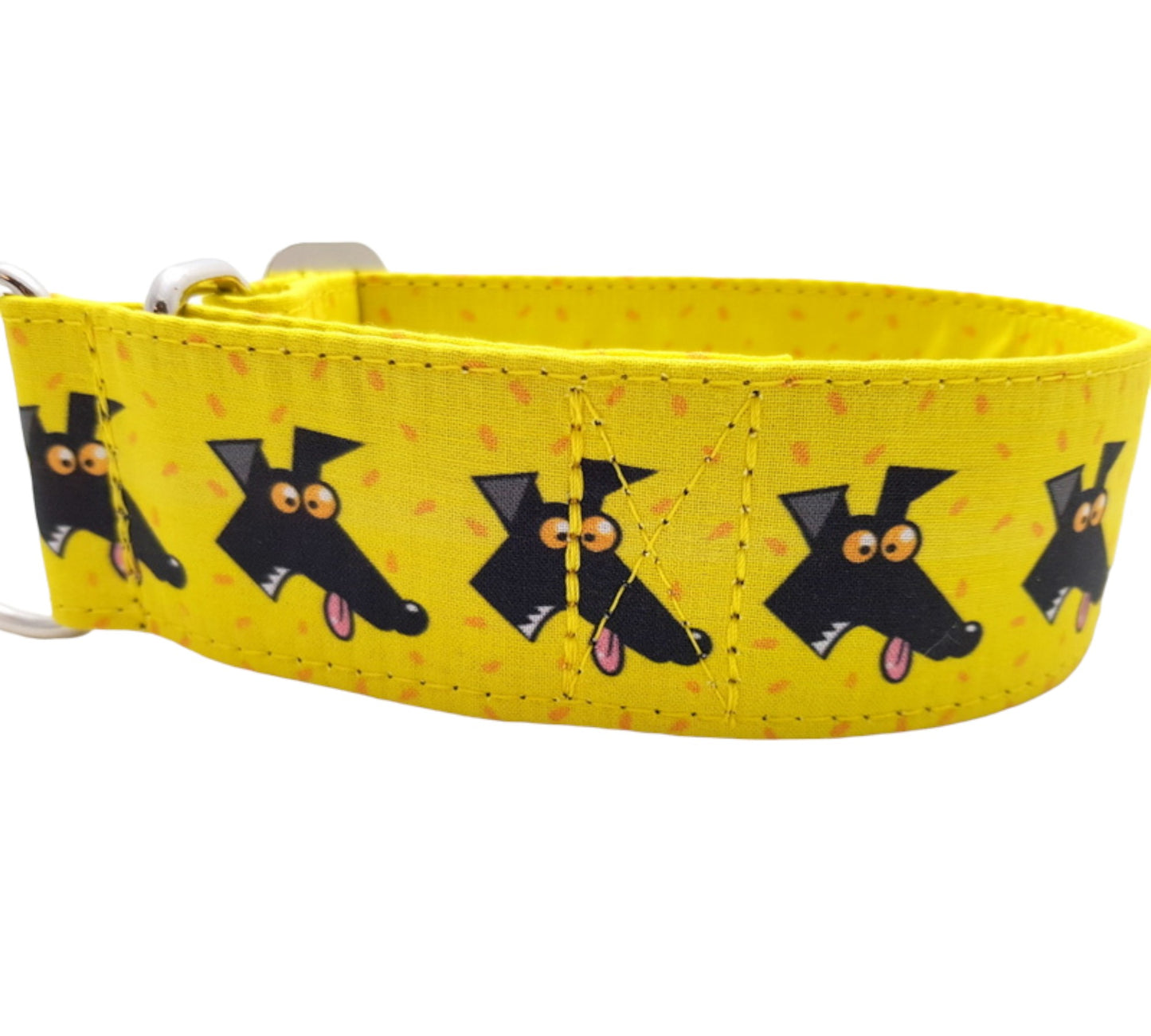 Greyhound head yellow