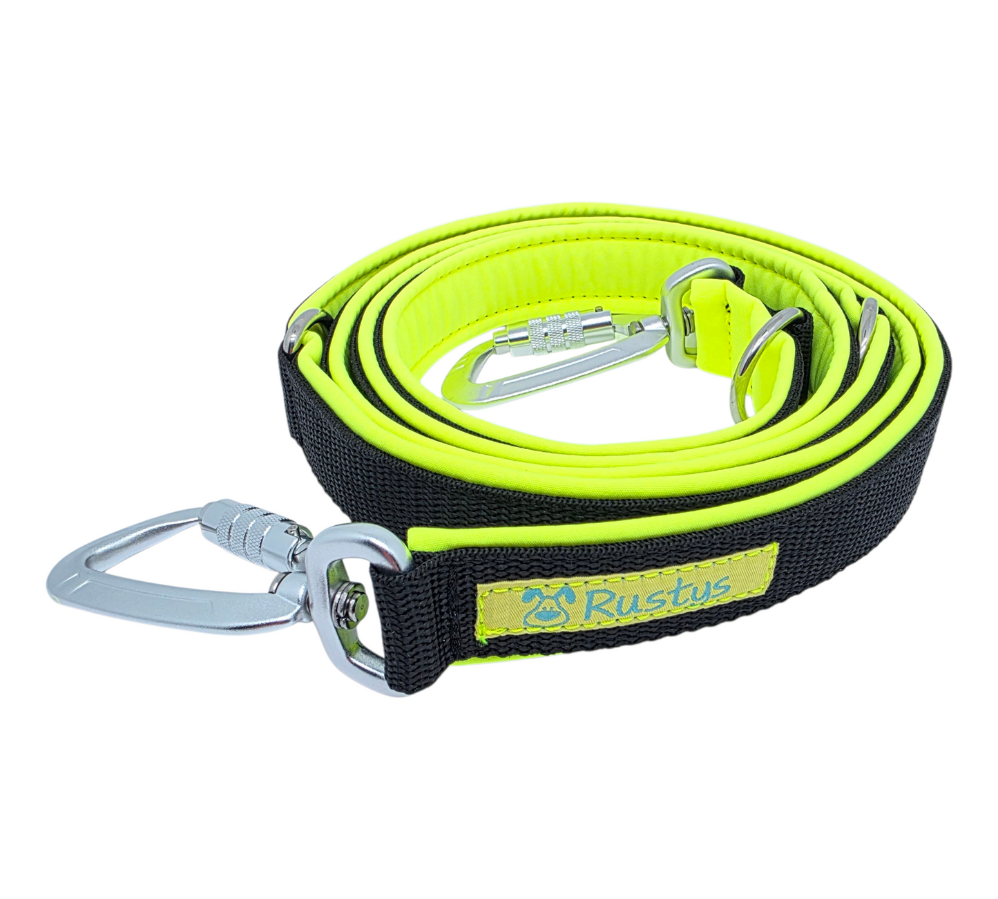 Leine Gurtband mit Softshell unterlegt