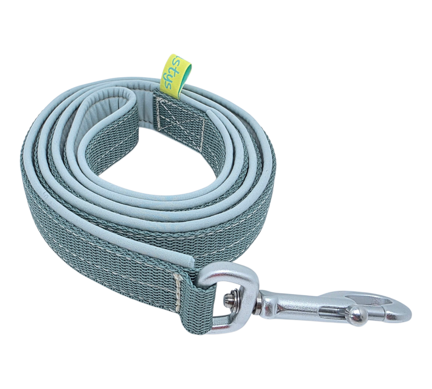Leine Gurtband mit Softshell unterlegt