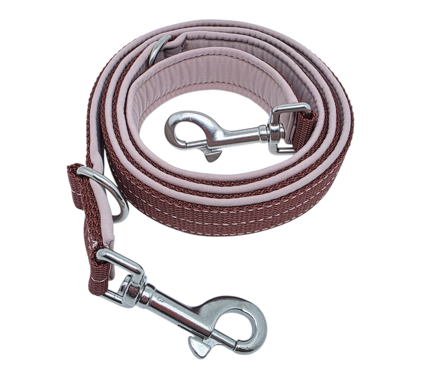Leine Gurtband mit Softshell unterlegt