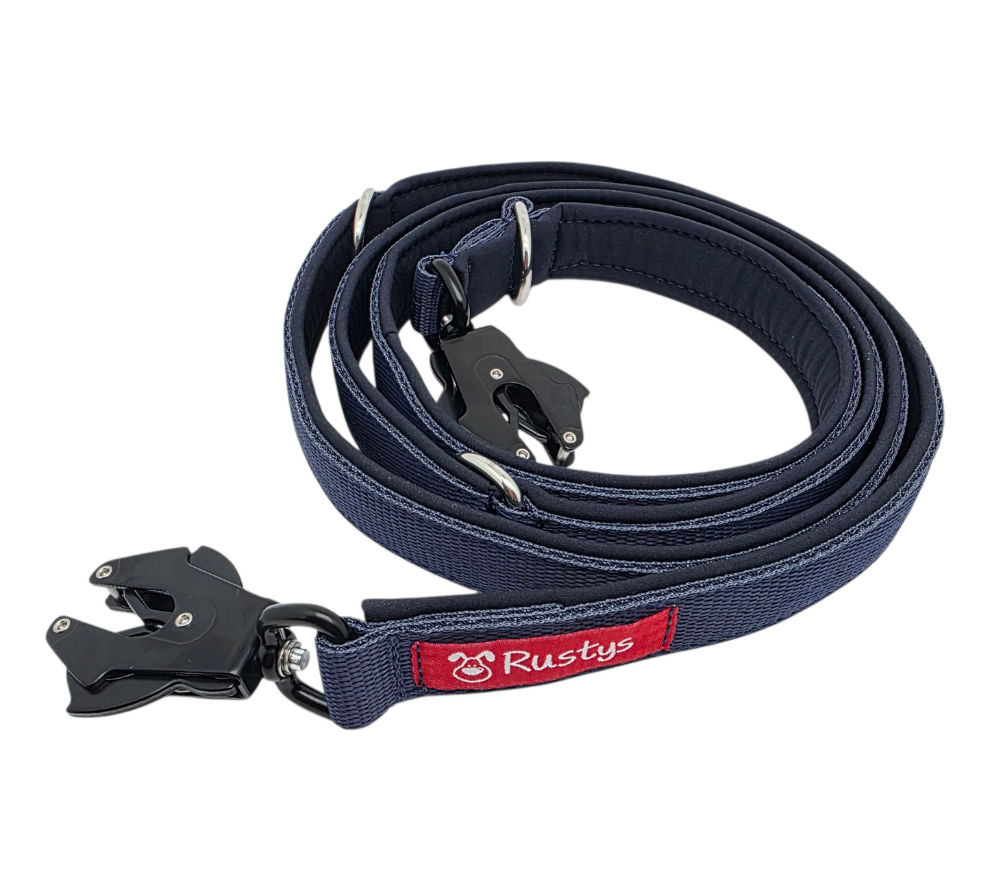 Leine Gurtband mit Softshell unterlegt