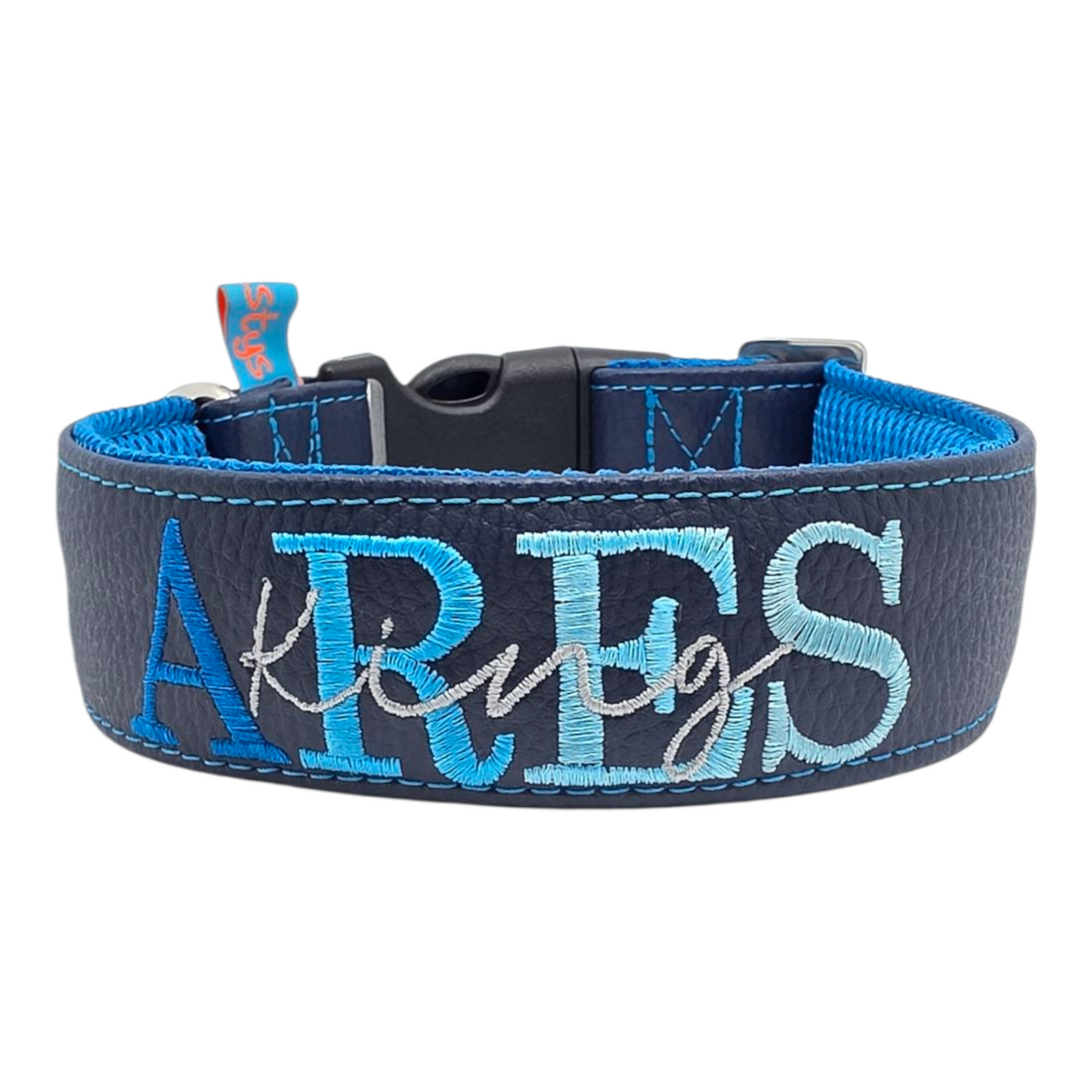 Kunstleder Martingale/Zugstopp mit Airmesh unterlegt