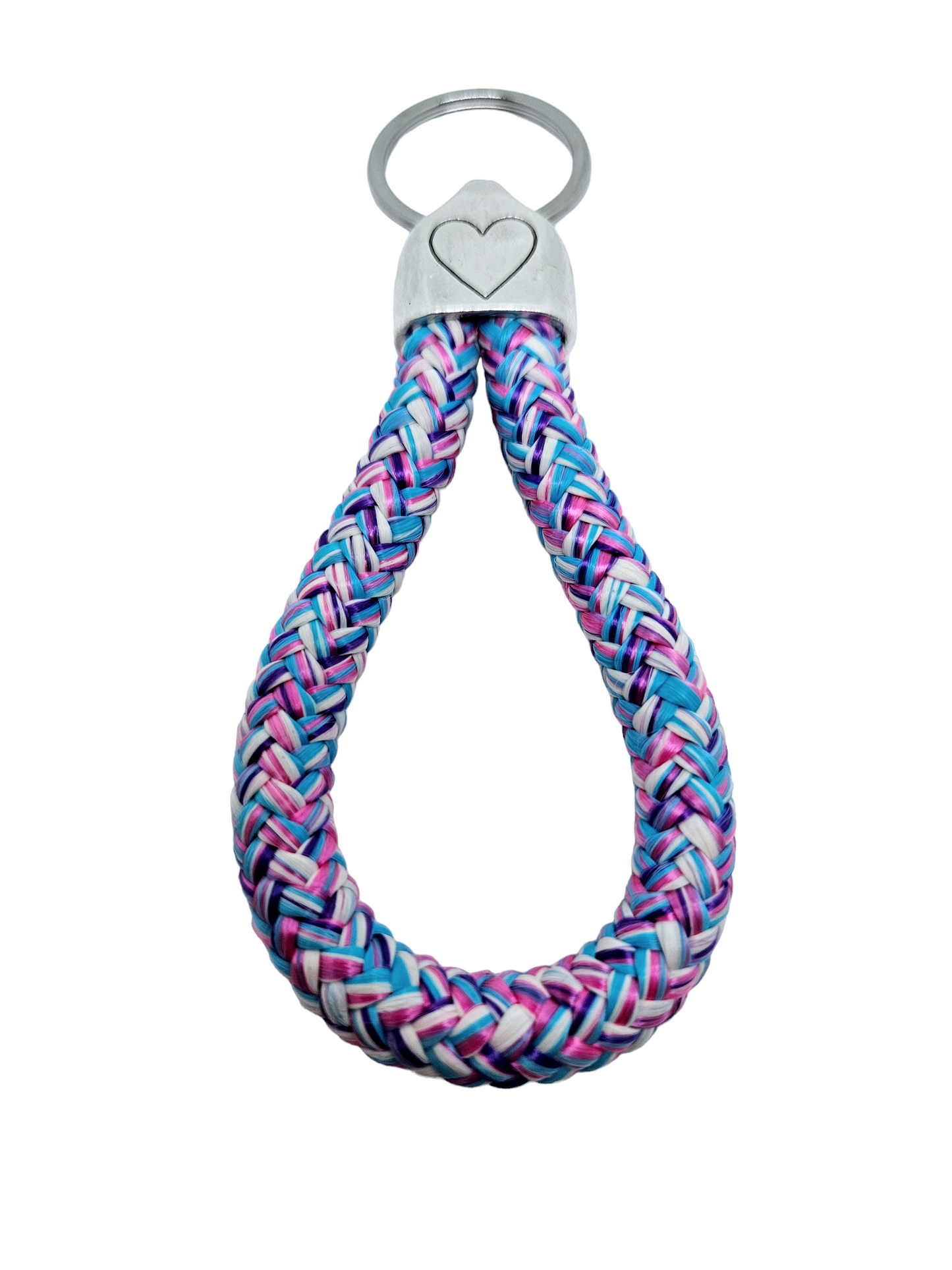Key ring made of sailing rope "Heart"