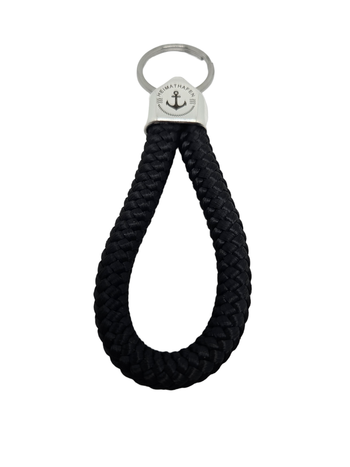 Keyring made of sailing rope "Home Port"
