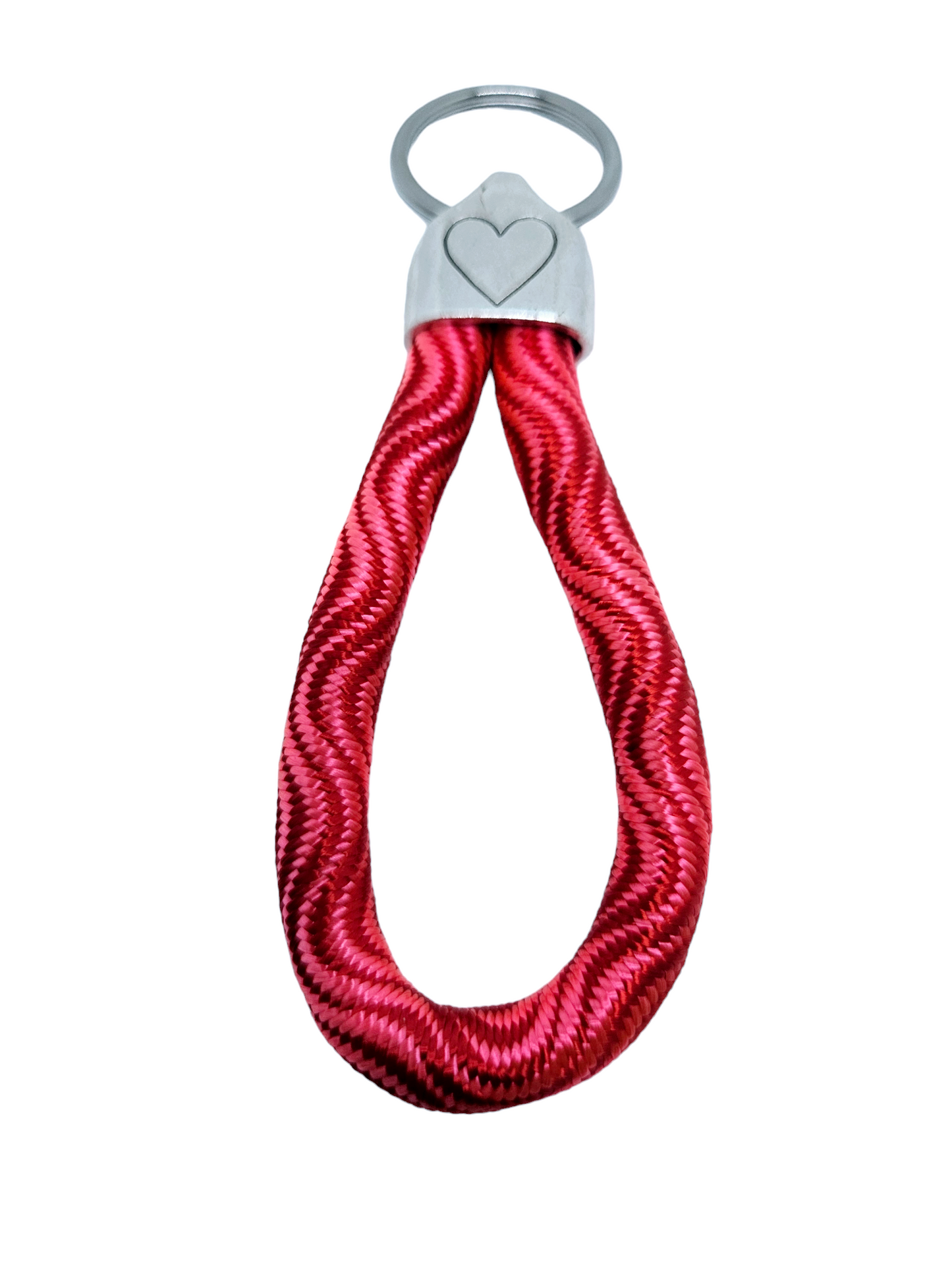 Key ring made of sailing rope "Heart"
