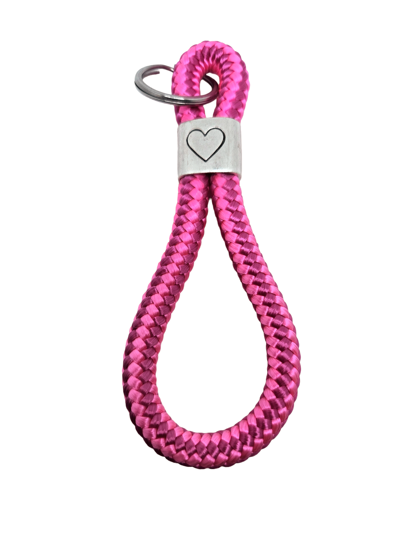 Cotton rope keychain "Heart"