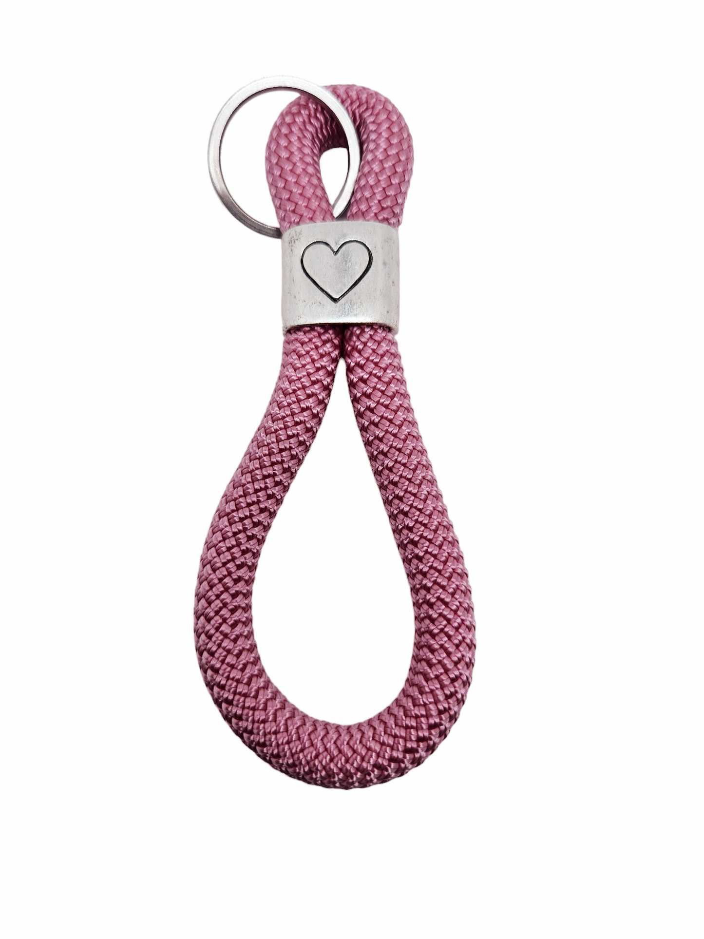 Cotton rope keychain "Heart"