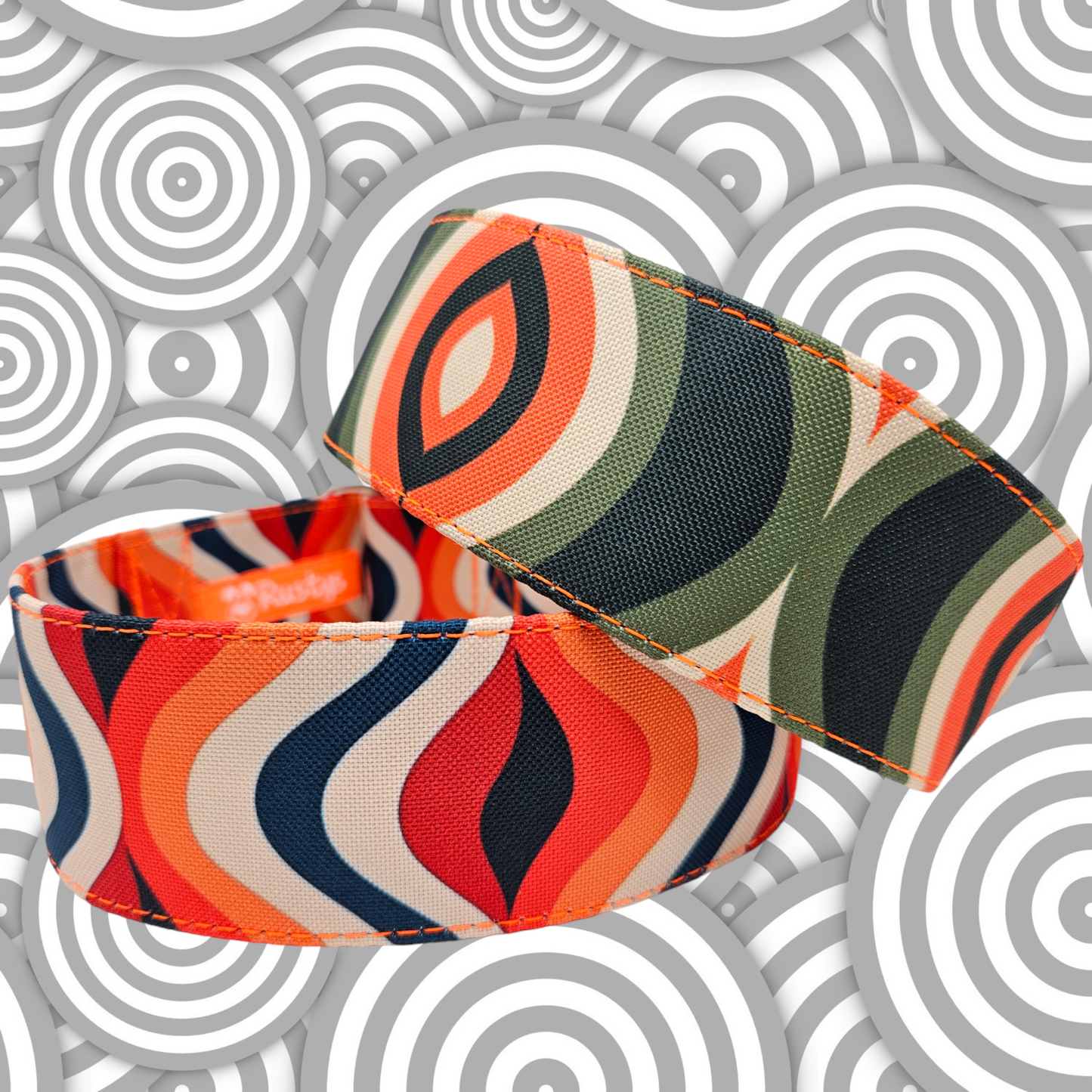 Size L / 5cm / Retro Funky Groovy
