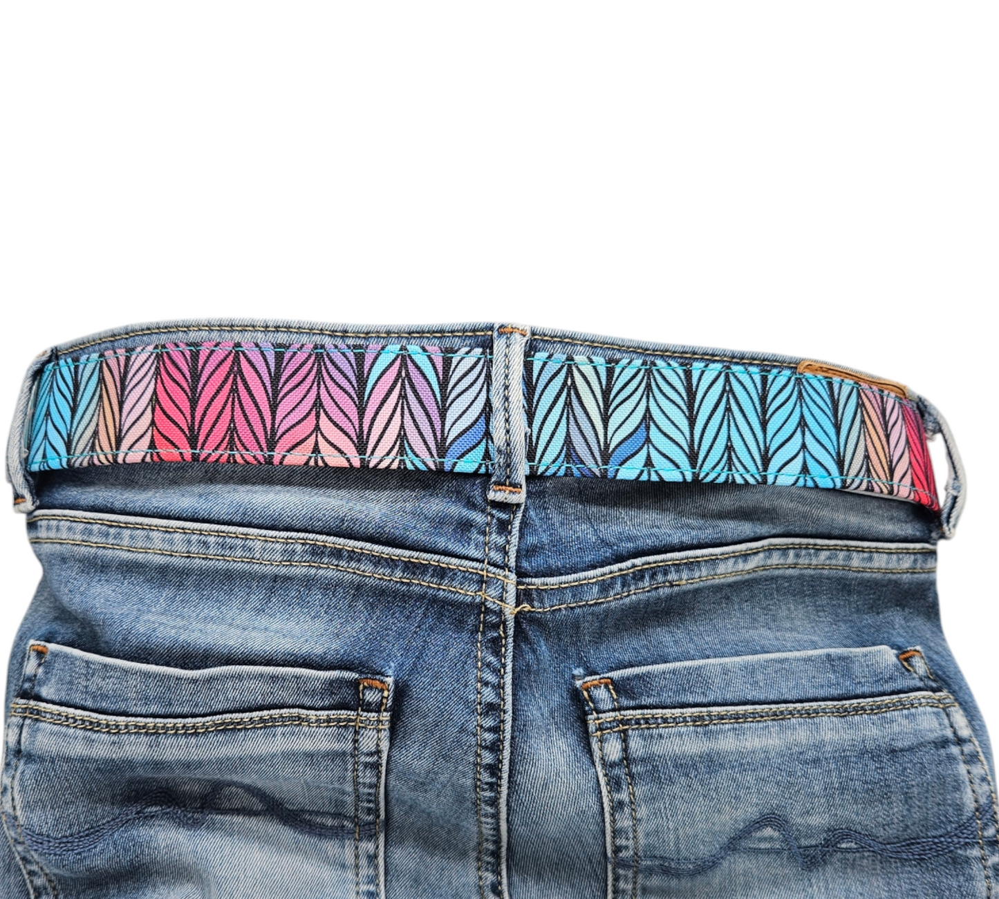 Stylish belt made of outdoor fabric