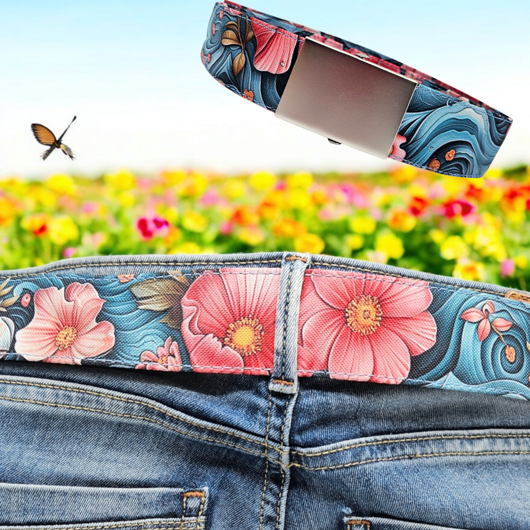 Stylish belt made of outdoor fabric
