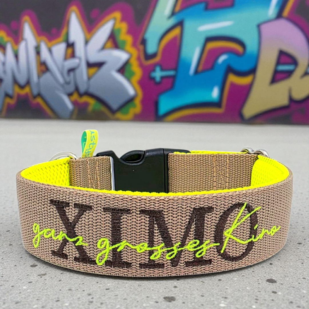 Pure webbing collars padded