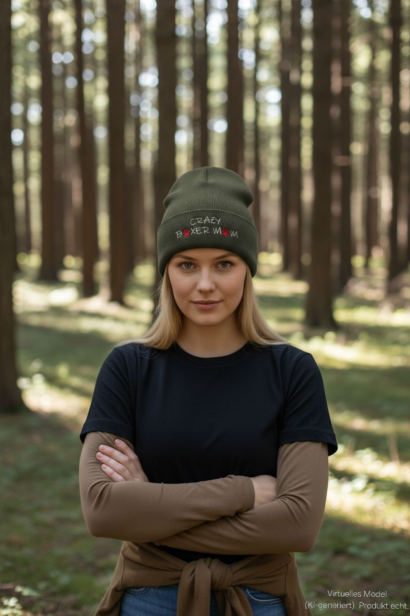 Beanie mit Statement