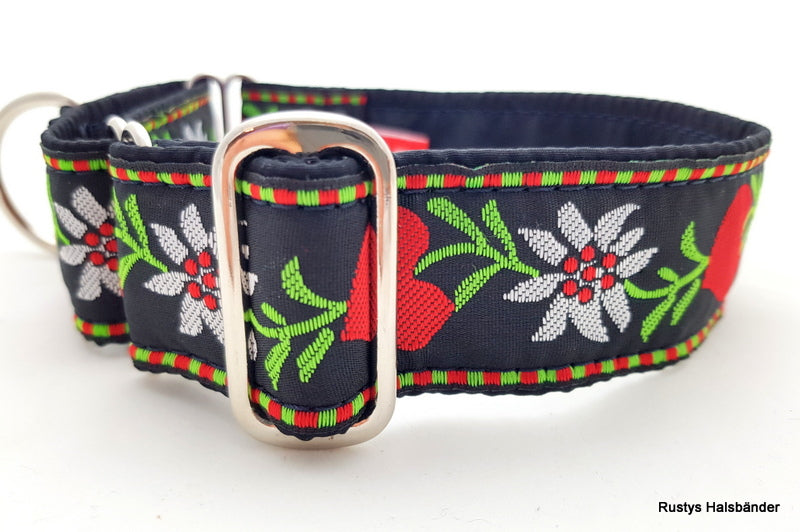 Collar Alpenglück black-red