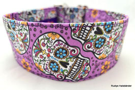 Halsband Mexican lila - Skulls