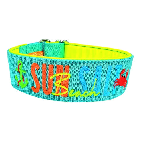 Pure webbing collars padded