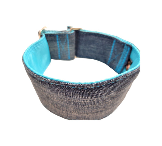 Jeans Upcycling Türkis