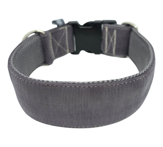Sale Klickverschluss Cord, Größe L, 5cm, Farbe Grau mit Airmesh unterlegt
