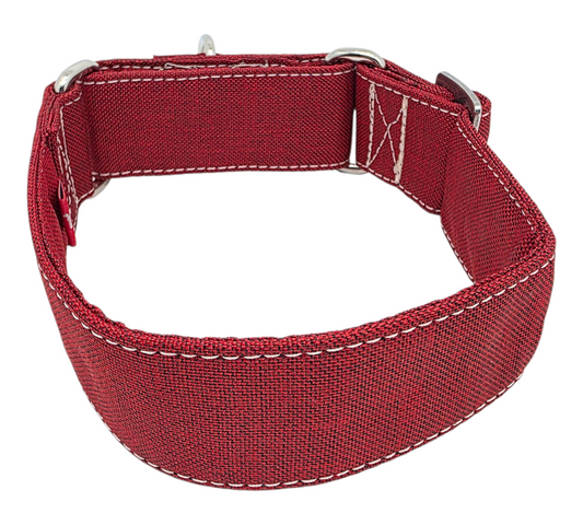 Größe M / 4cm / Dunkelrot / Outdoorstoff meliert