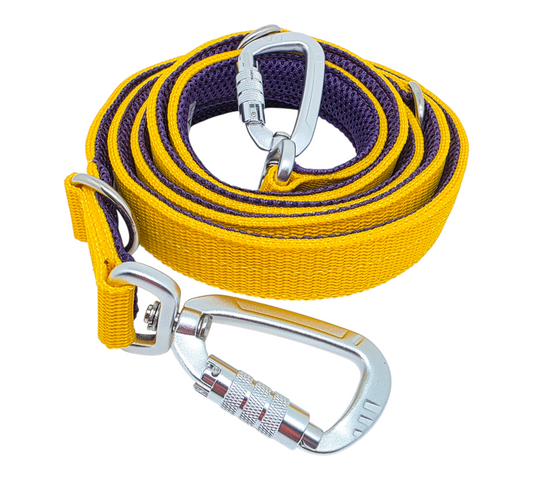 Leine Gurtband mit Softshell unterlegt