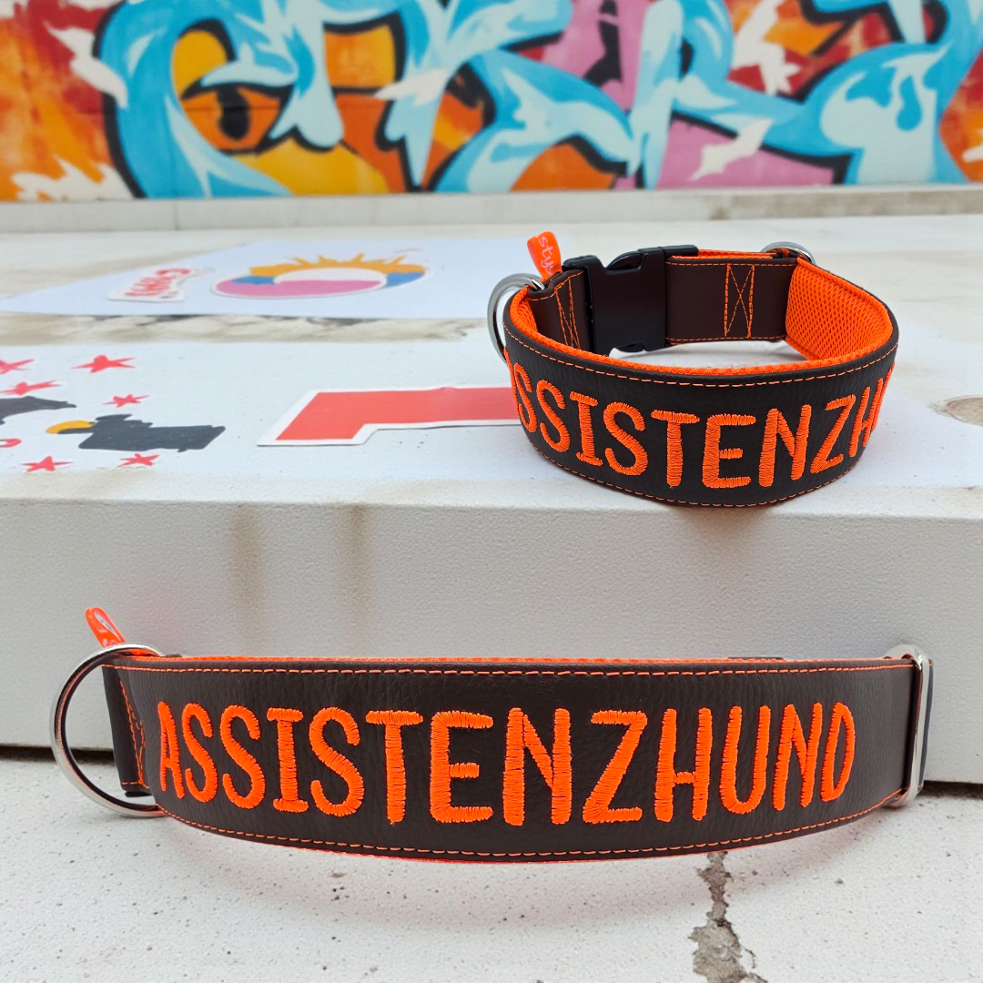 Klickverschluss Halsbänder aus Kunstleder