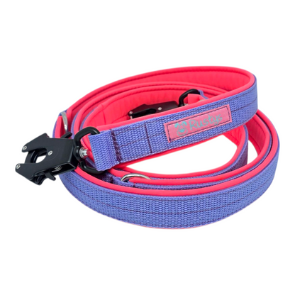 Leine Gurtband mit Softshell unterlegt