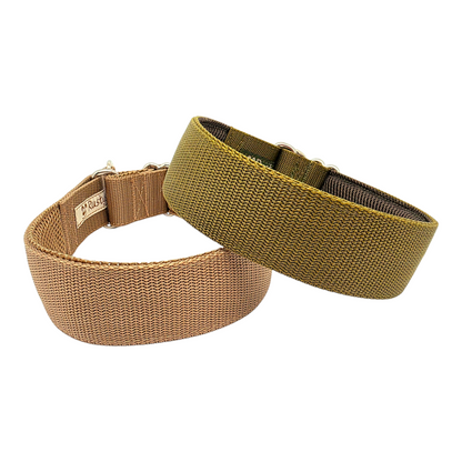 Pure webbing collars padded