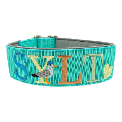 MOIN/SYLT oder Inselnamen Klickverschluss Halsband