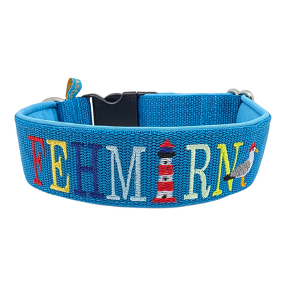 MOIN/SYLT oder Inselnamen Klickverschluss Halsband