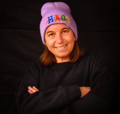 Beanie mit Statement