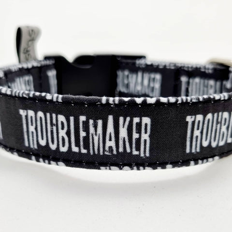 Halsband Troublemaker schwarz
