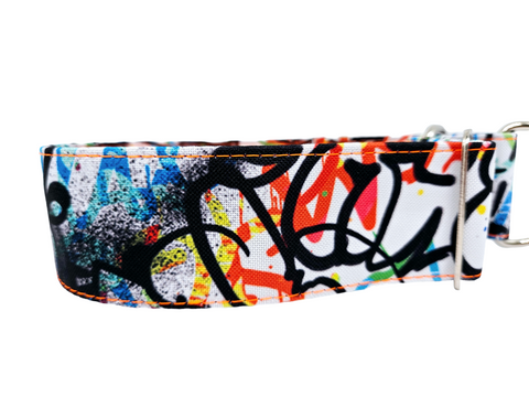 Klickverschluss Halsband Graffiti
