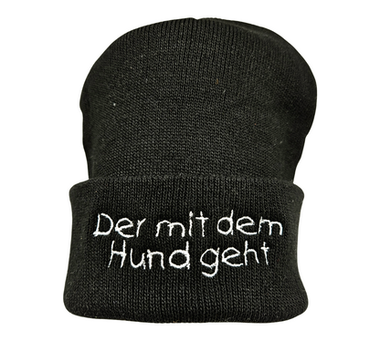 Beanie mit Statement