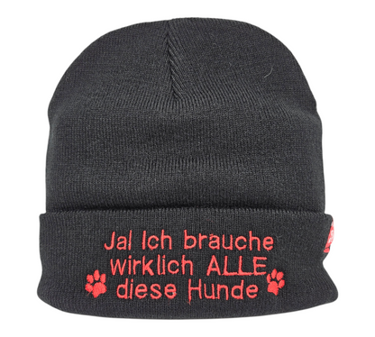 Beanie mit Statement