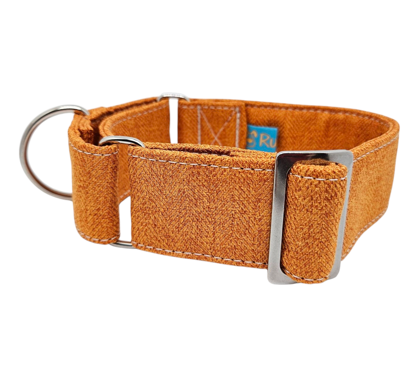 Jaquard Fischgrät curry Martingale Größe S, 4cm