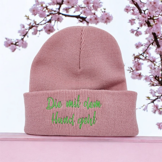 Beanie mit Statement