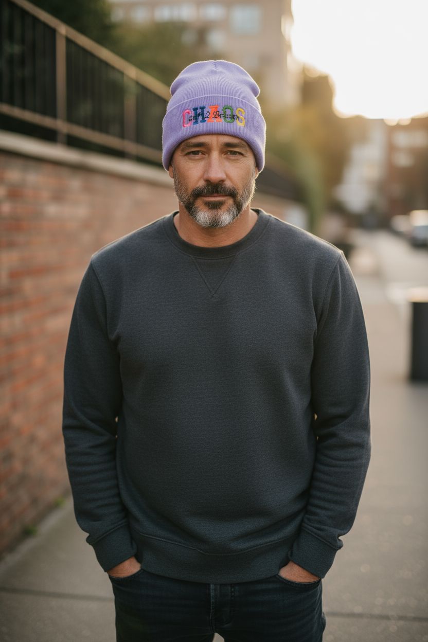 Beanie mit Statement