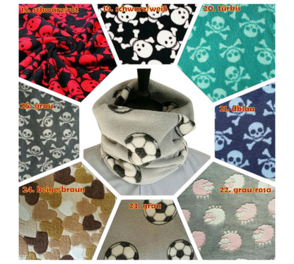 Kuschel Loop Sterne, Skulls Pfoten usw.