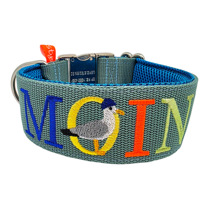 MOIN/SYLT oder Inselnamen Klickverschluss Halsband
