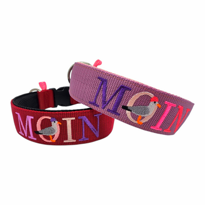 MOIN/SYLT oder Inselnamen Klickverschluss Halsband