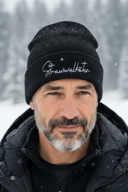 Beanie with a statement