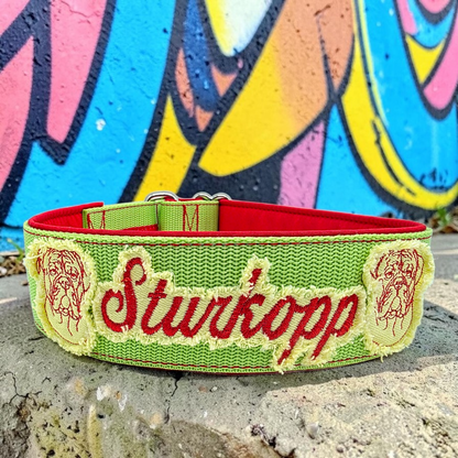 Klickverschluss Halsband im Grunge Look