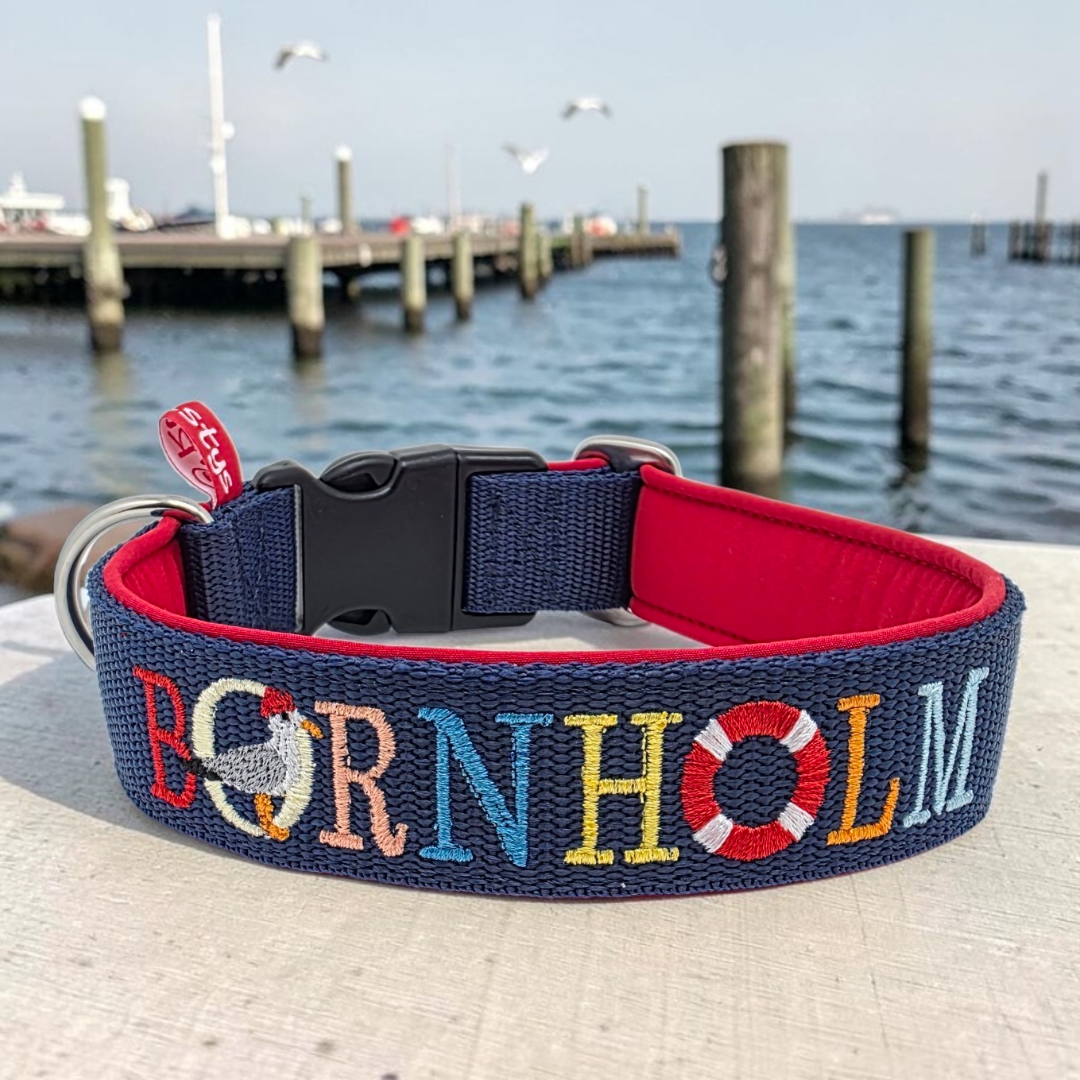MOIN/SYLT oder Inselnamen Klickverschluss Halsband