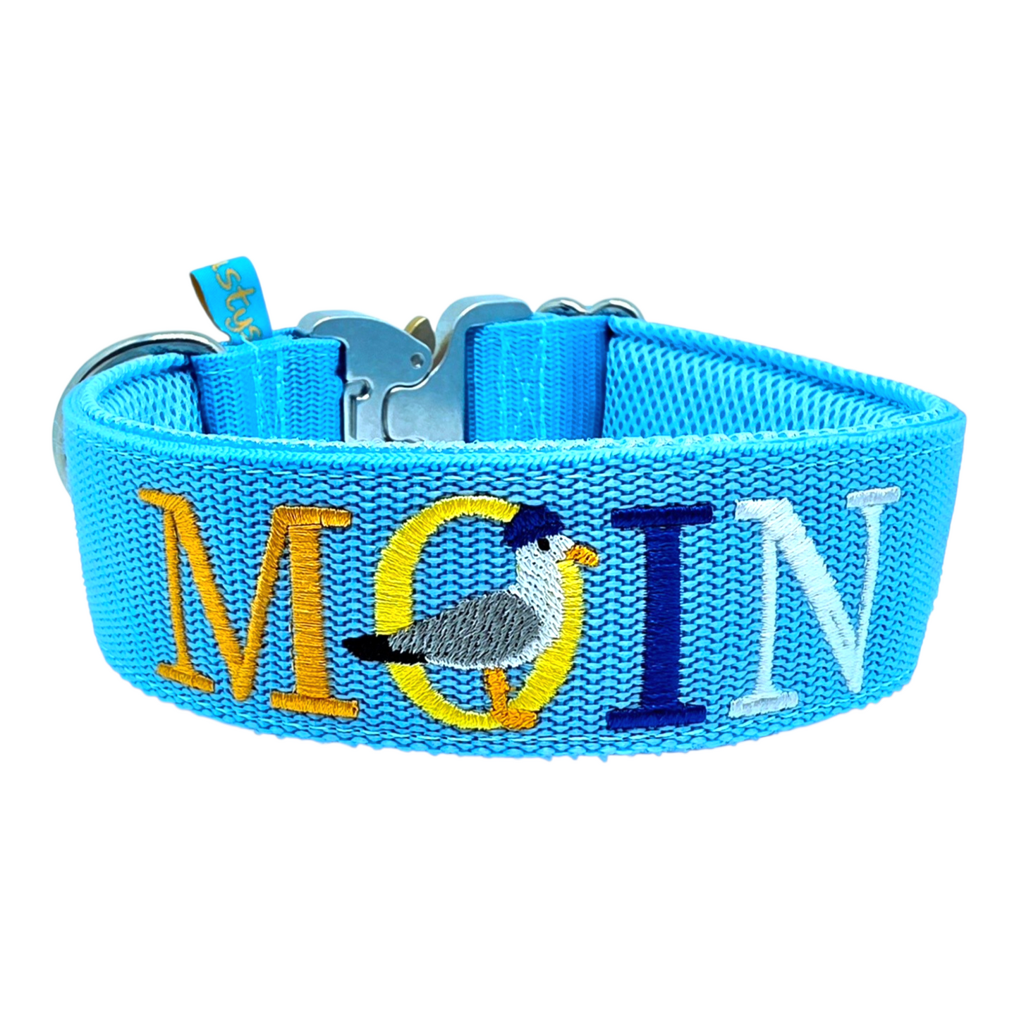 MOIN/SYLT oder Inselnamen Klickverschluss Halsband