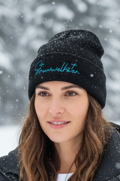 Beanie with a statement