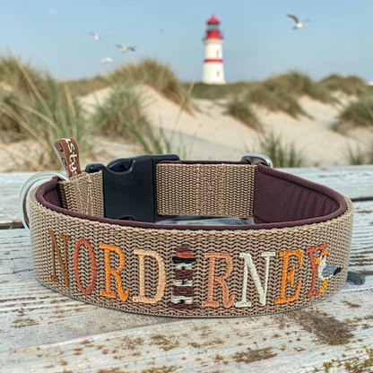 MOIN/SYLT oder Inselnamen Klickverschluss Halsband