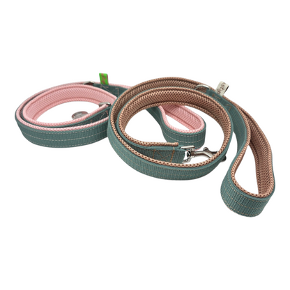 Leine Gurtband mit Softshell unterlegt