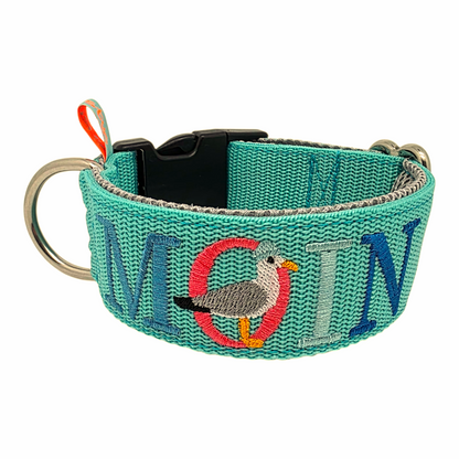 MOIN/SYLT oder Inselnamen Klickverschluss Halsband