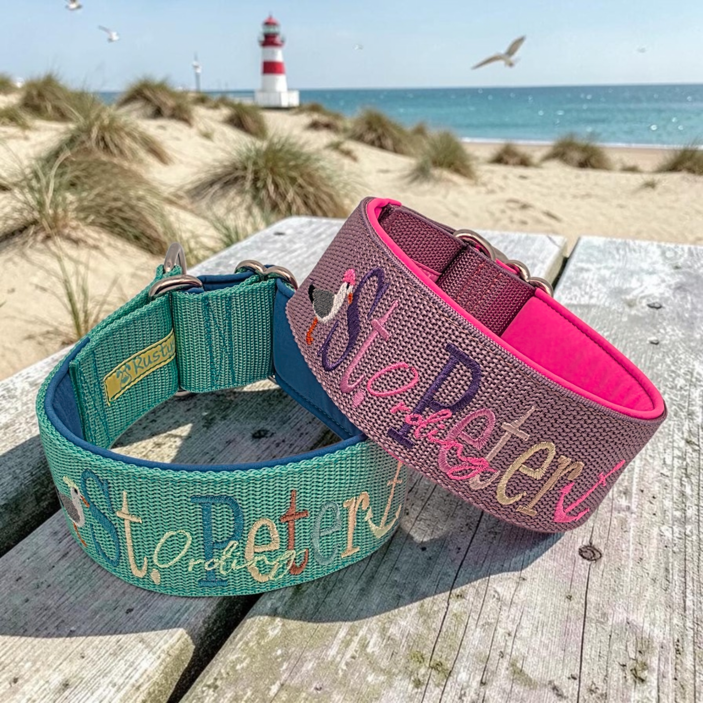 MOIN/SYLT oder Inselnamen Klickverschluss Halsband